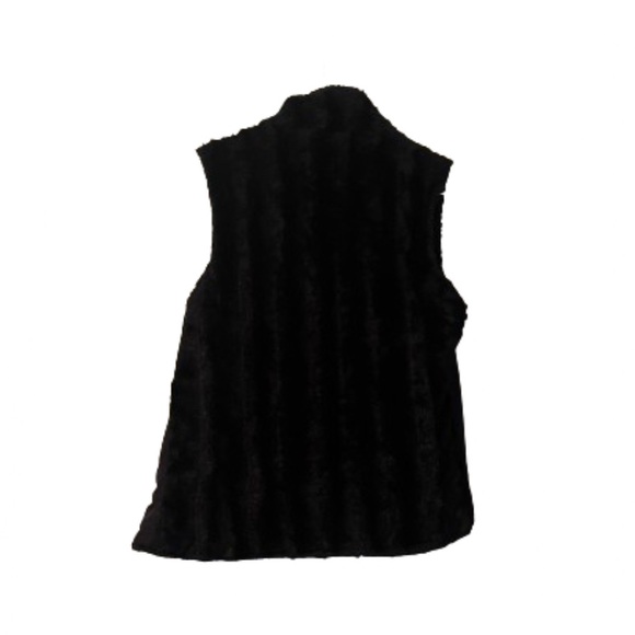 Faux fur Black Vest - Picture 3 of 7